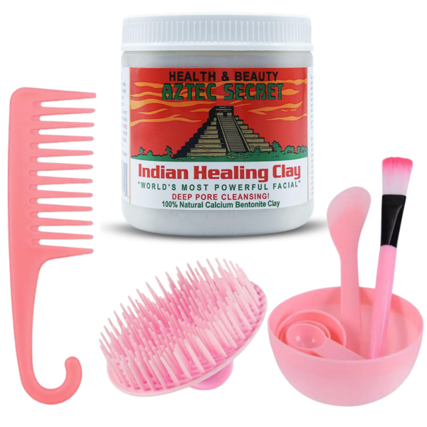 Face and Hair Mask Set with Aztec Secret