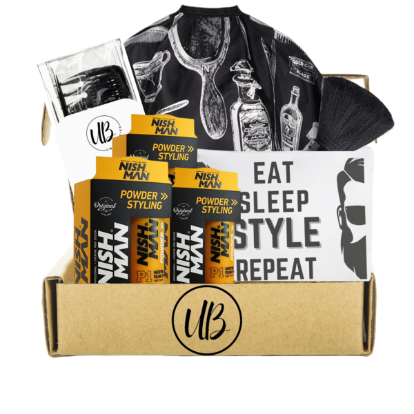 Men's Hairstyling Kit with Nishman Powder Wax
