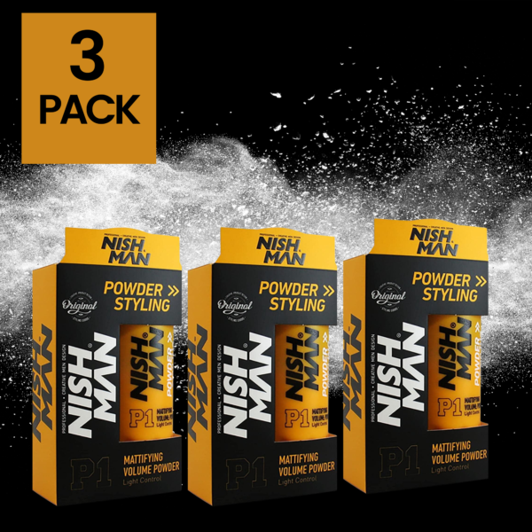 Men's Hairstyling Kit with Nishman Powder Wax - Image 2